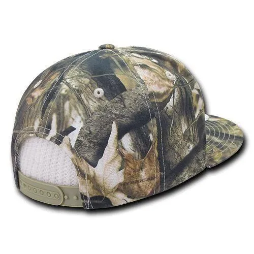 1 Dozen Decky Camouflage Hybricam Retro Flat Bill Snapback Caps Hats Wholesale Lots