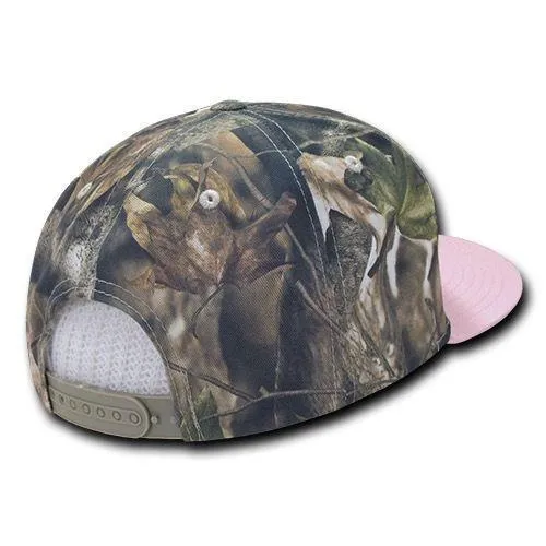 1 Dozen Decky Camouflage Hybricam Retro Flat Bill Snapback Caps Hats Wholesale Lots