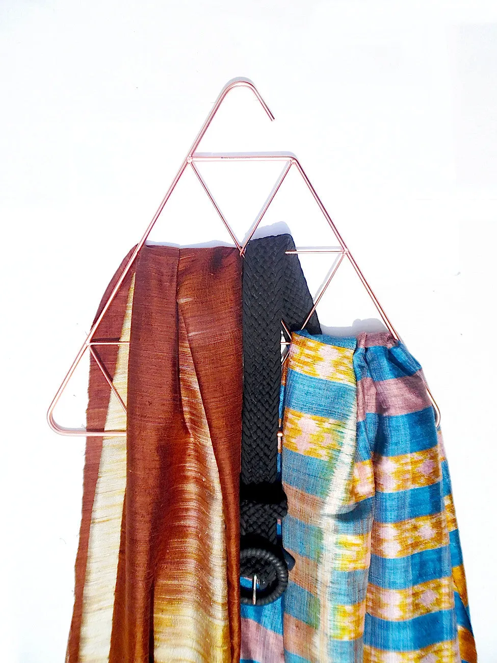 Accessory Hanger Organizer Copper Triangle