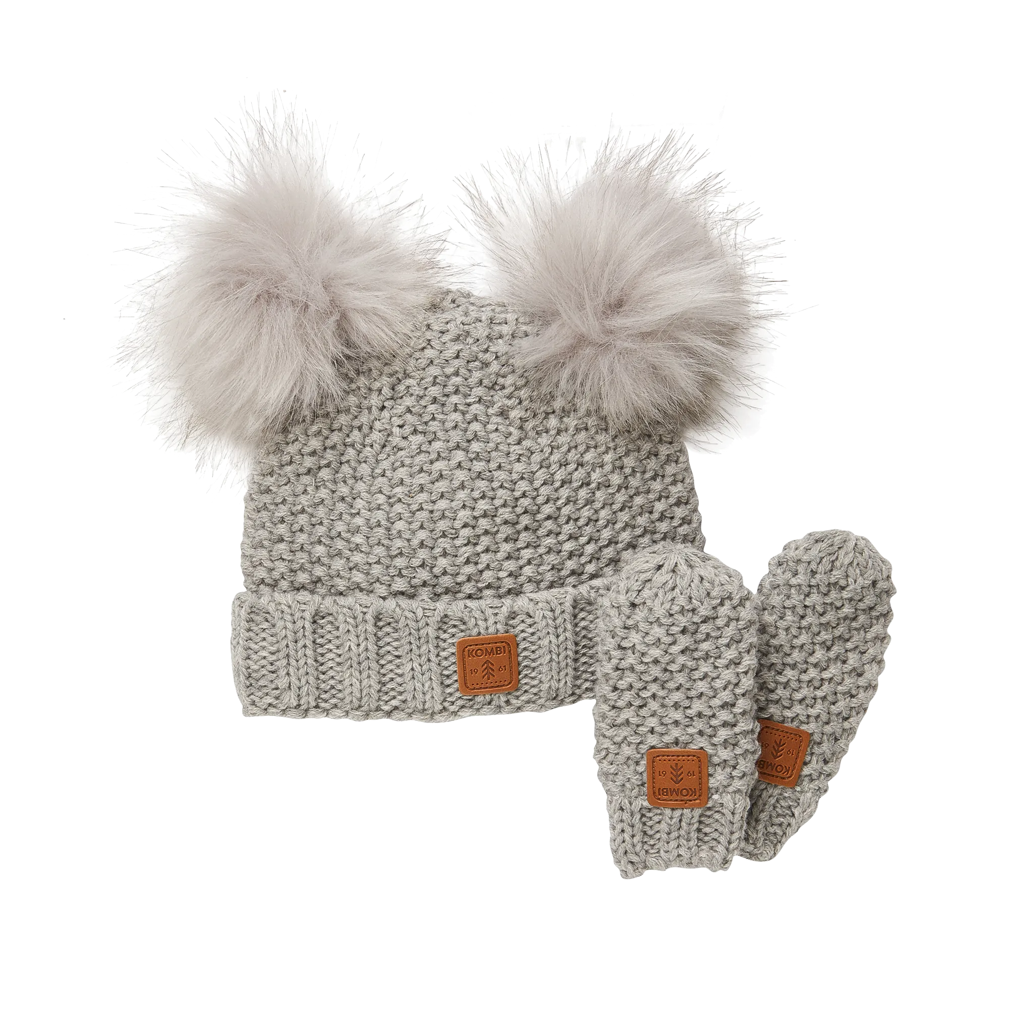 Adorable Knit Toque and Mittens Set - Infants