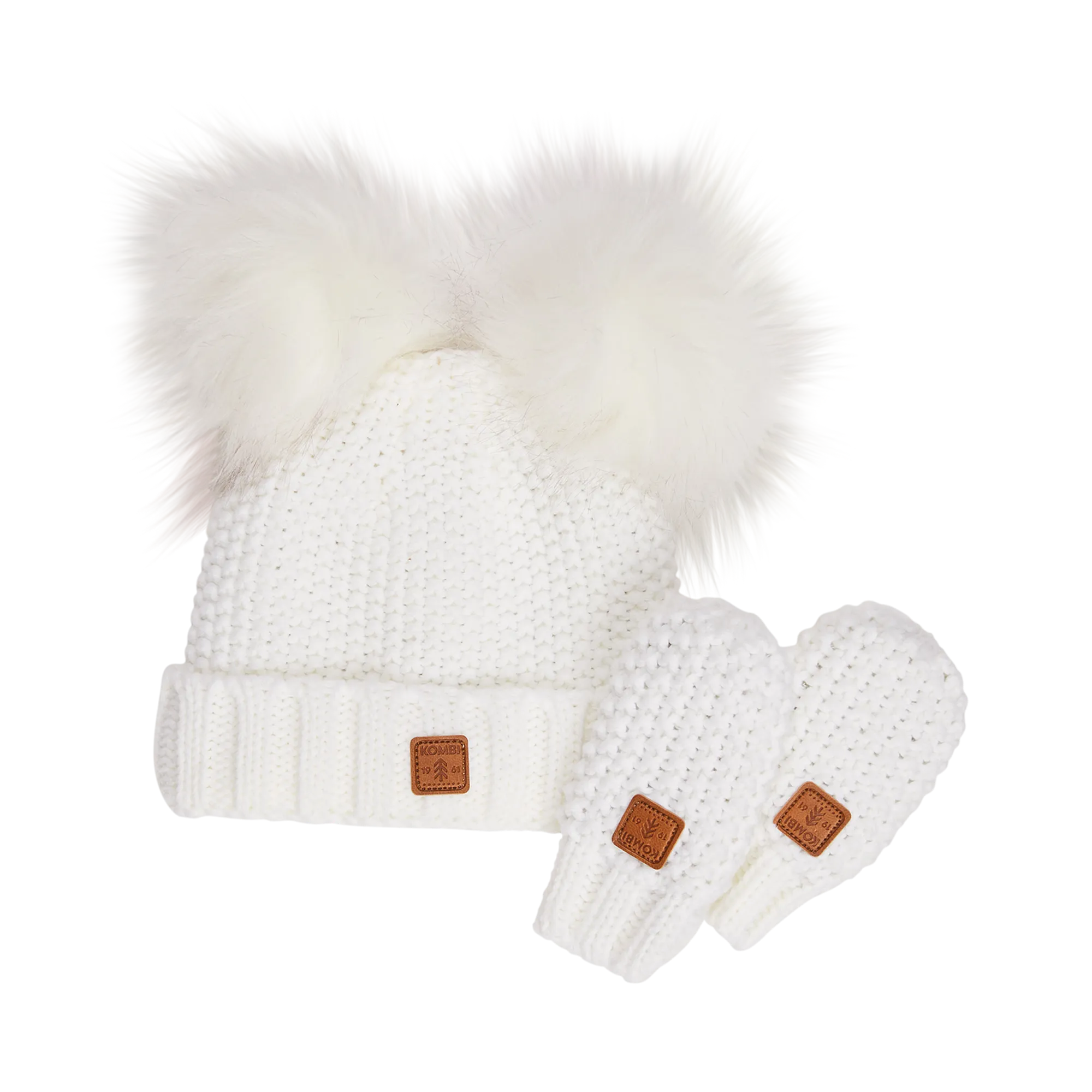 Adorable Knit Toque and Mittens Set - Infants