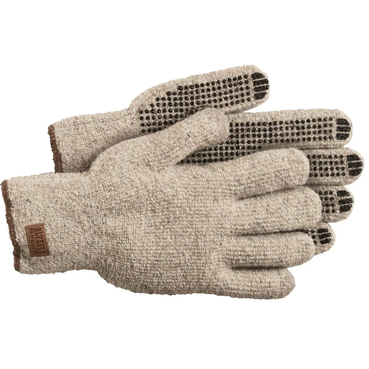 Alyeska Unlined Ragg Wool Gloves with PVC Dots