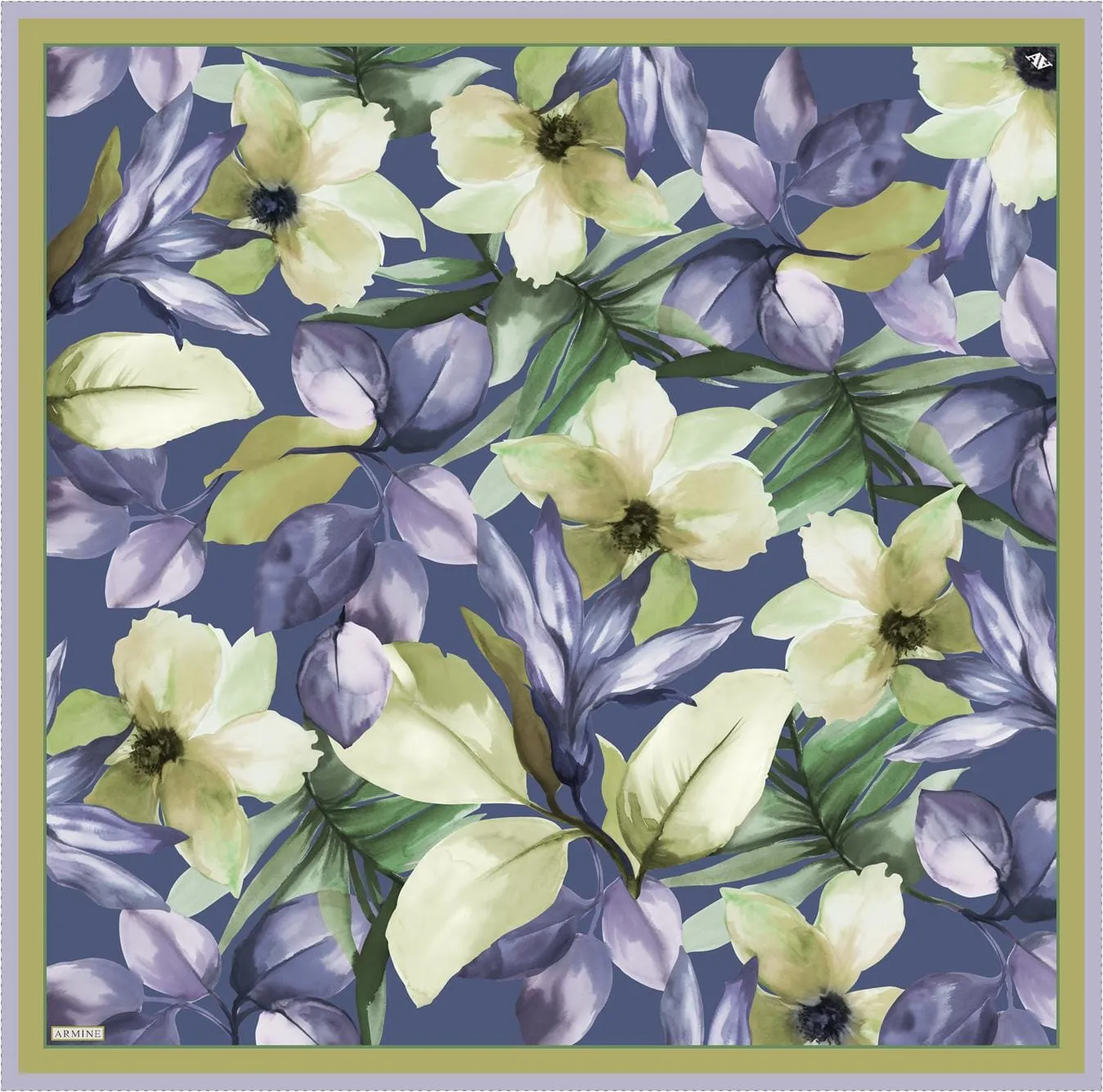 Armine Botanical Dream Silk Scarf #83