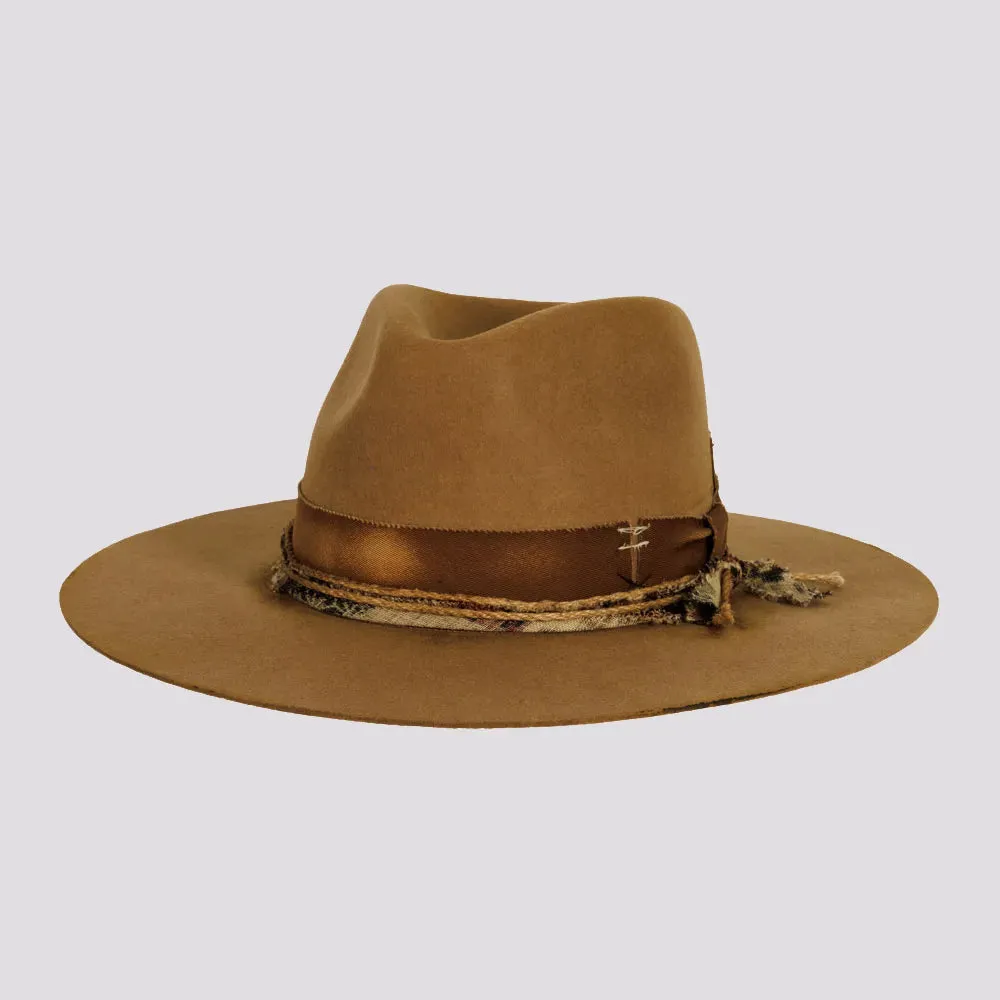 Axel | Mens Wool Felt Outback Fedora Hat