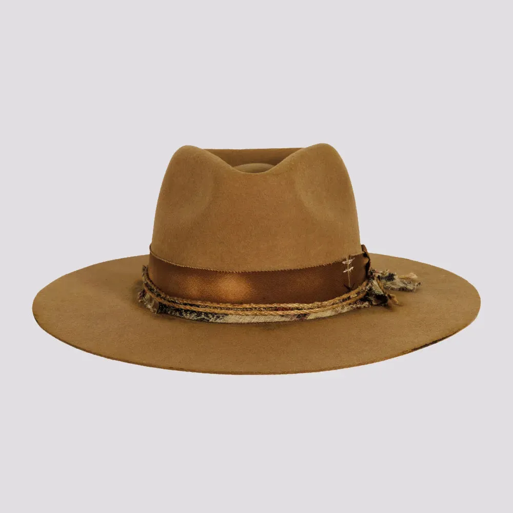 Axel | Mens Wool Felt Outback Fedora Hat