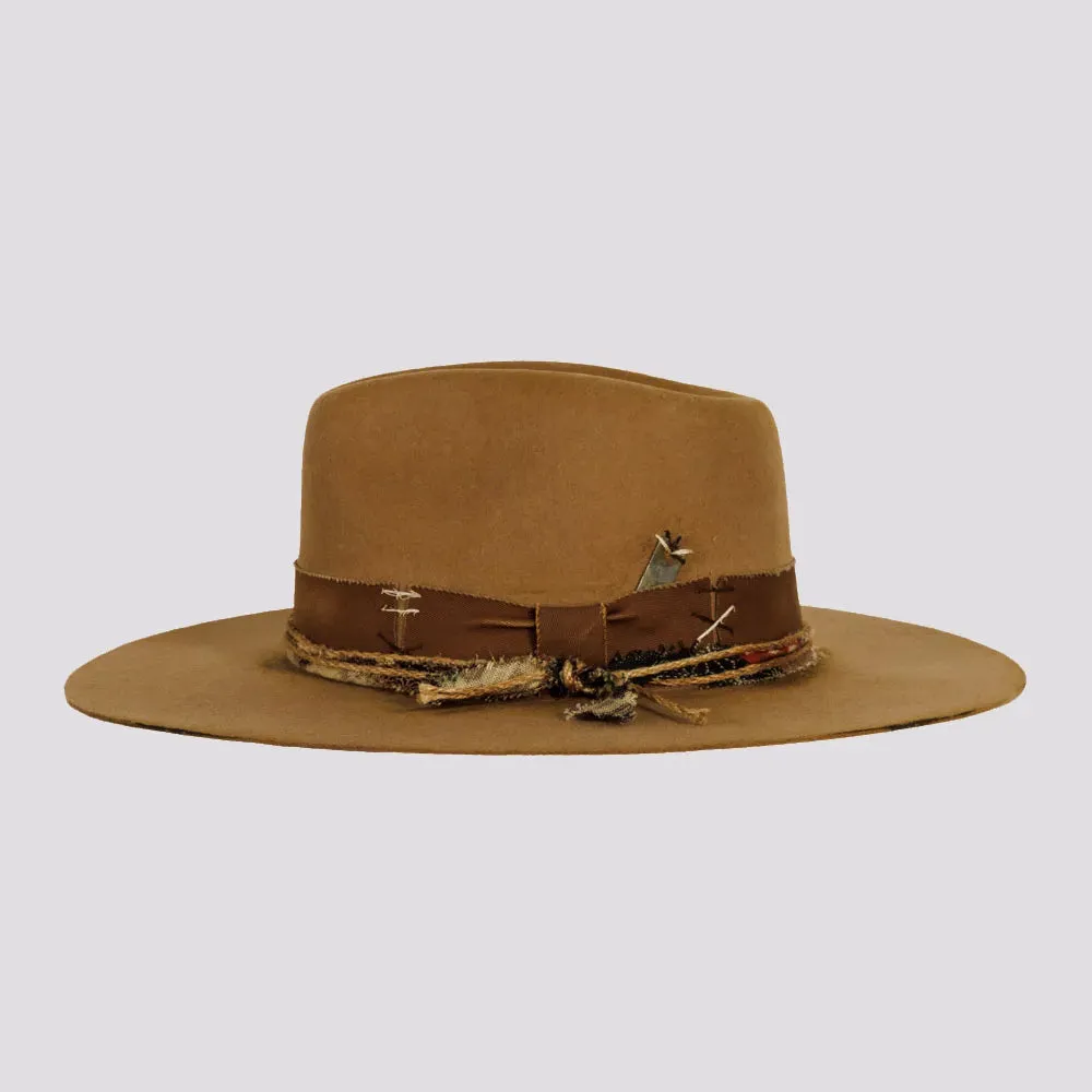 Axel | Mens Wool Felt Outback Fedora Hat