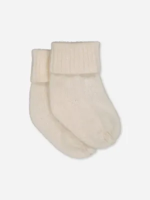 Baby's Cashmere Socks Ivory