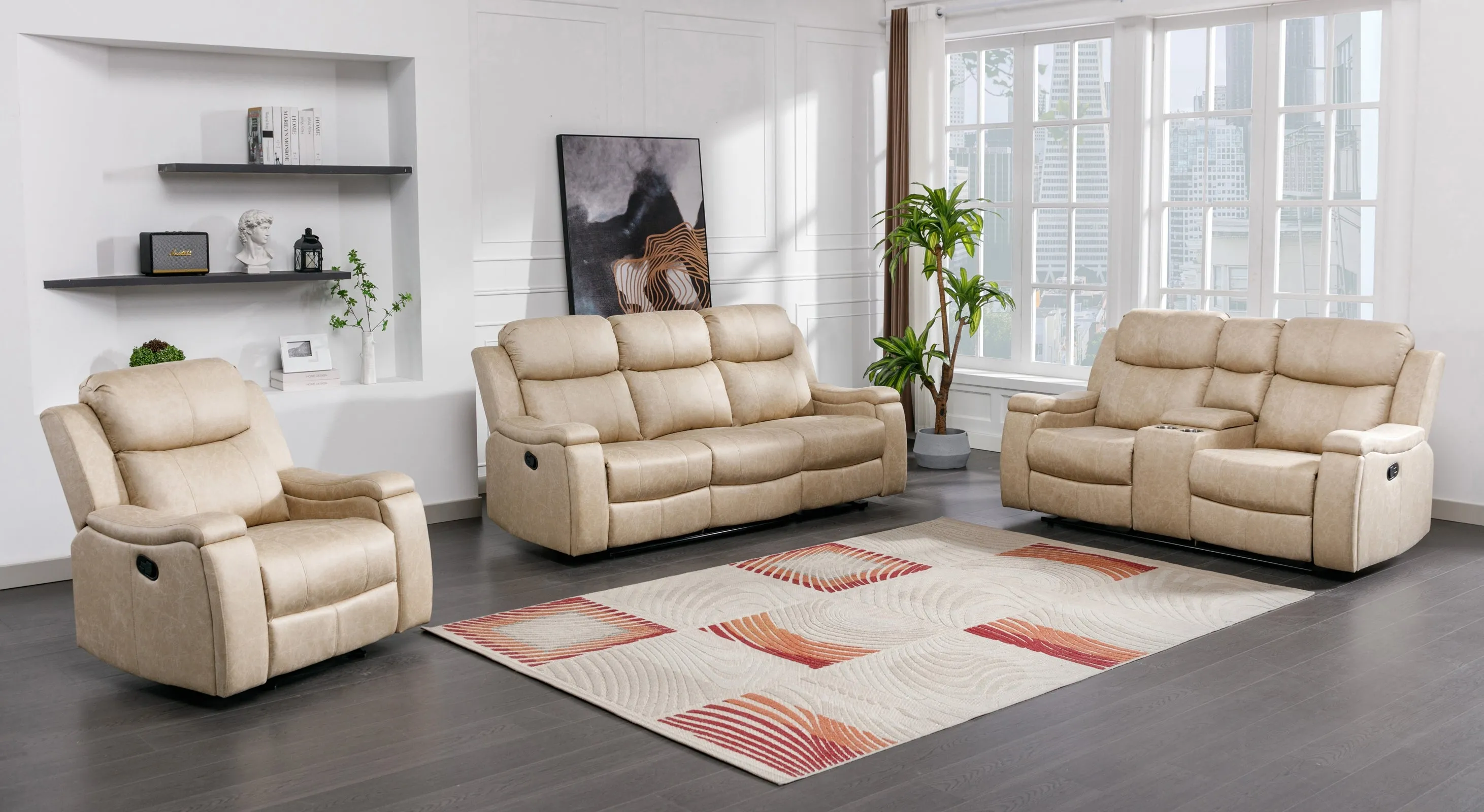 Bradford Manual Recliner Set