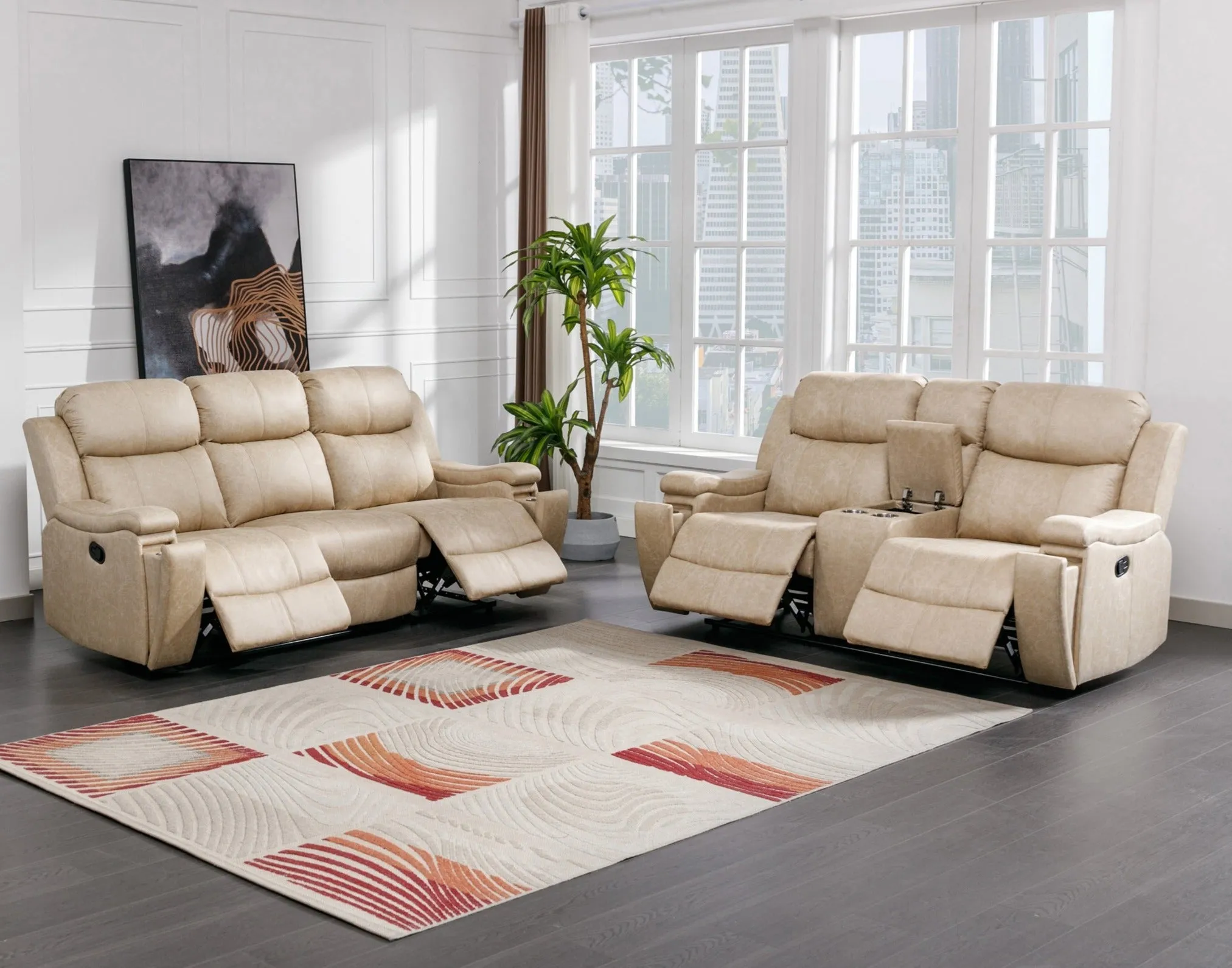 Bradford Manual Recliner Set