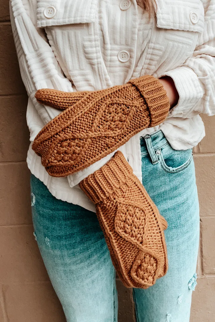 Cable Knit Mittens