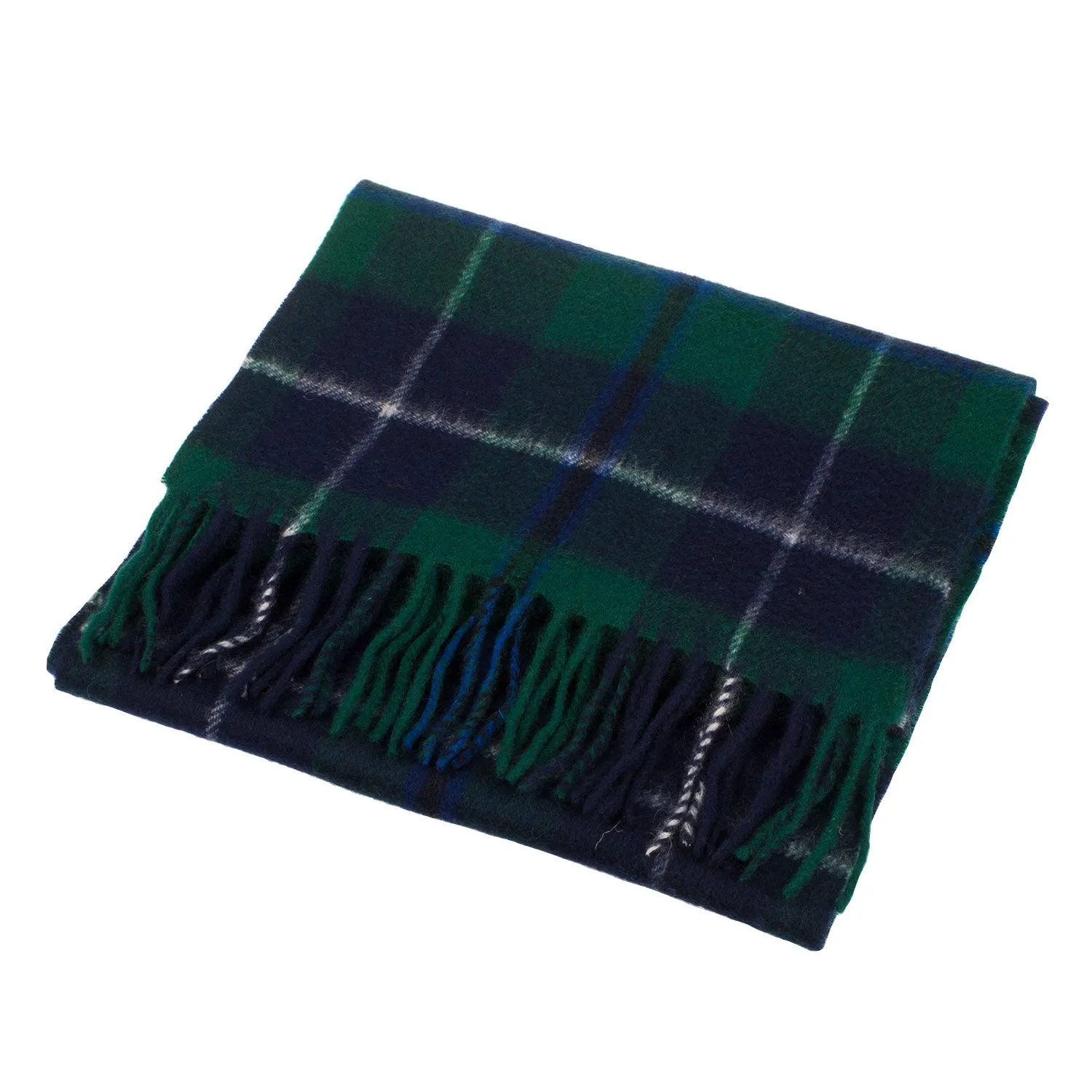 Cashmere Scottish Tartan Clan Scarf  Douglas