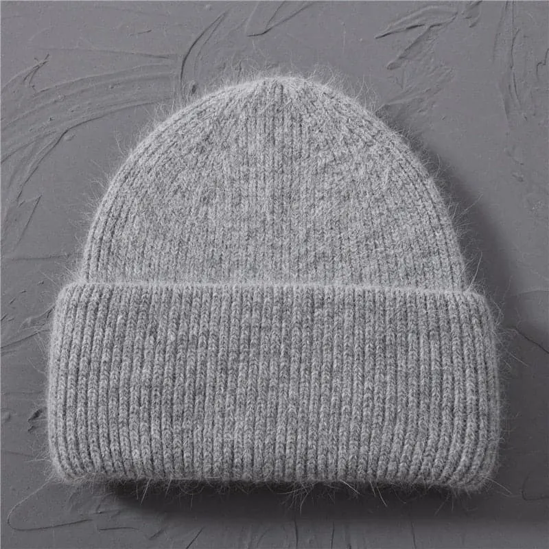 Cashmere Wool Beanies for Women and Men - Cozy Winter Hats