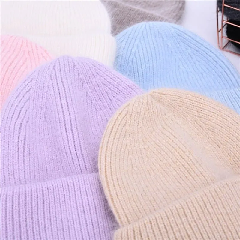 Cashmere Wool Beanies for Women and Men - Cozy Winter Hats