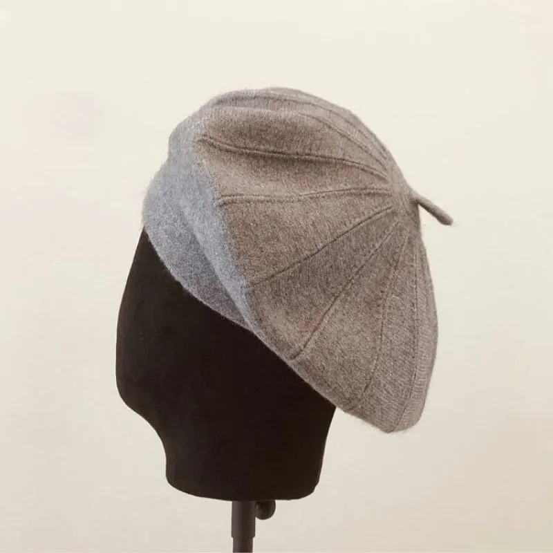 Chic Solid-Colored Outdoor Travel Winter Fashion Beret Hats