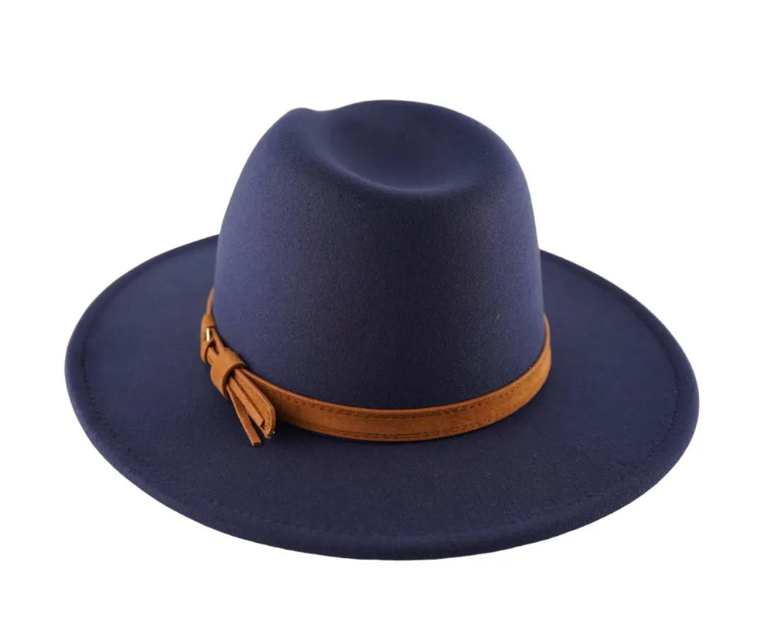 Clarke Fedora Navy Blue