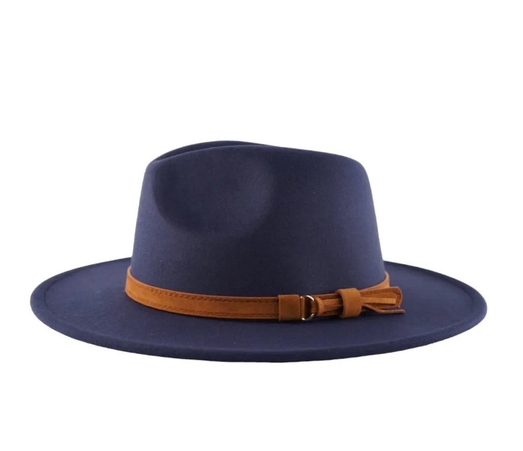 Clarke Fedora Navy Blue