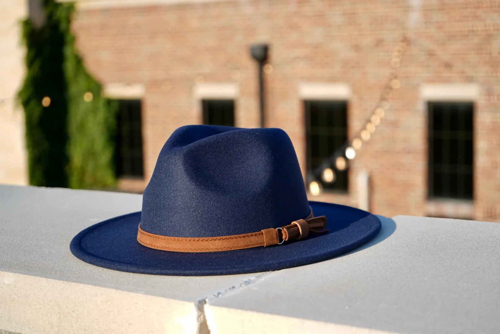 Clarke Fedora Navy Blue