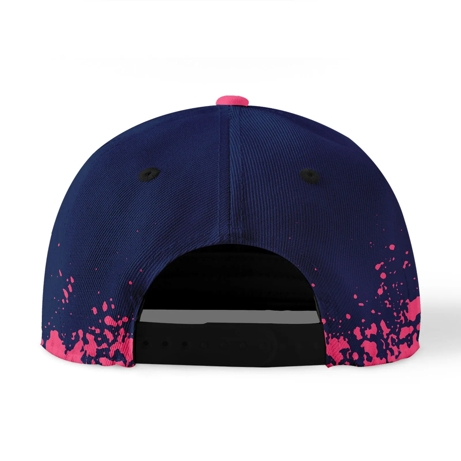 Custom Blue Pink Hat Sport Design Cap Stitched Adjustable Personalized YW061-D020231-1