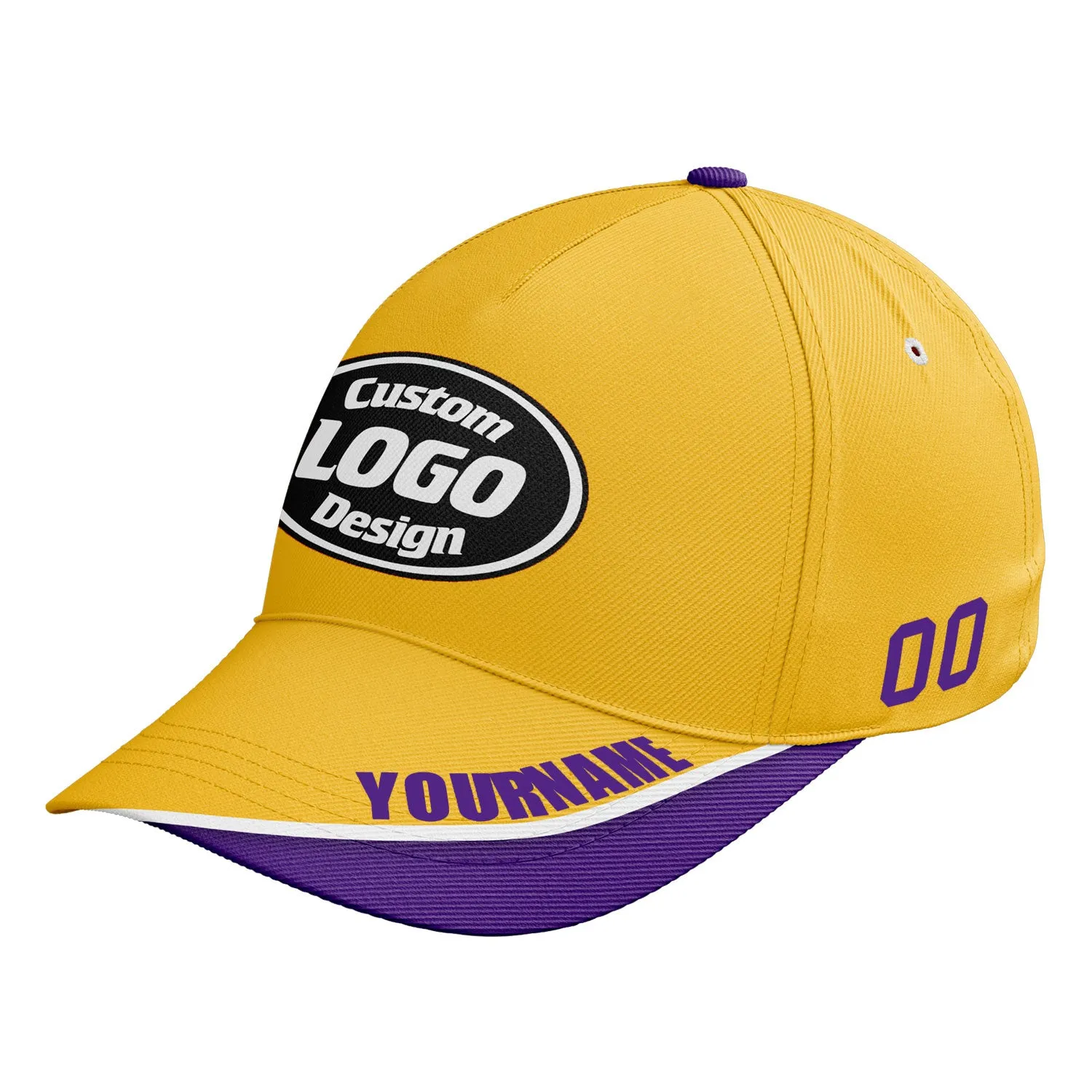 Custom Hat Sport Design Cap Stitched Adjustable Personalized Hats-D020105-15