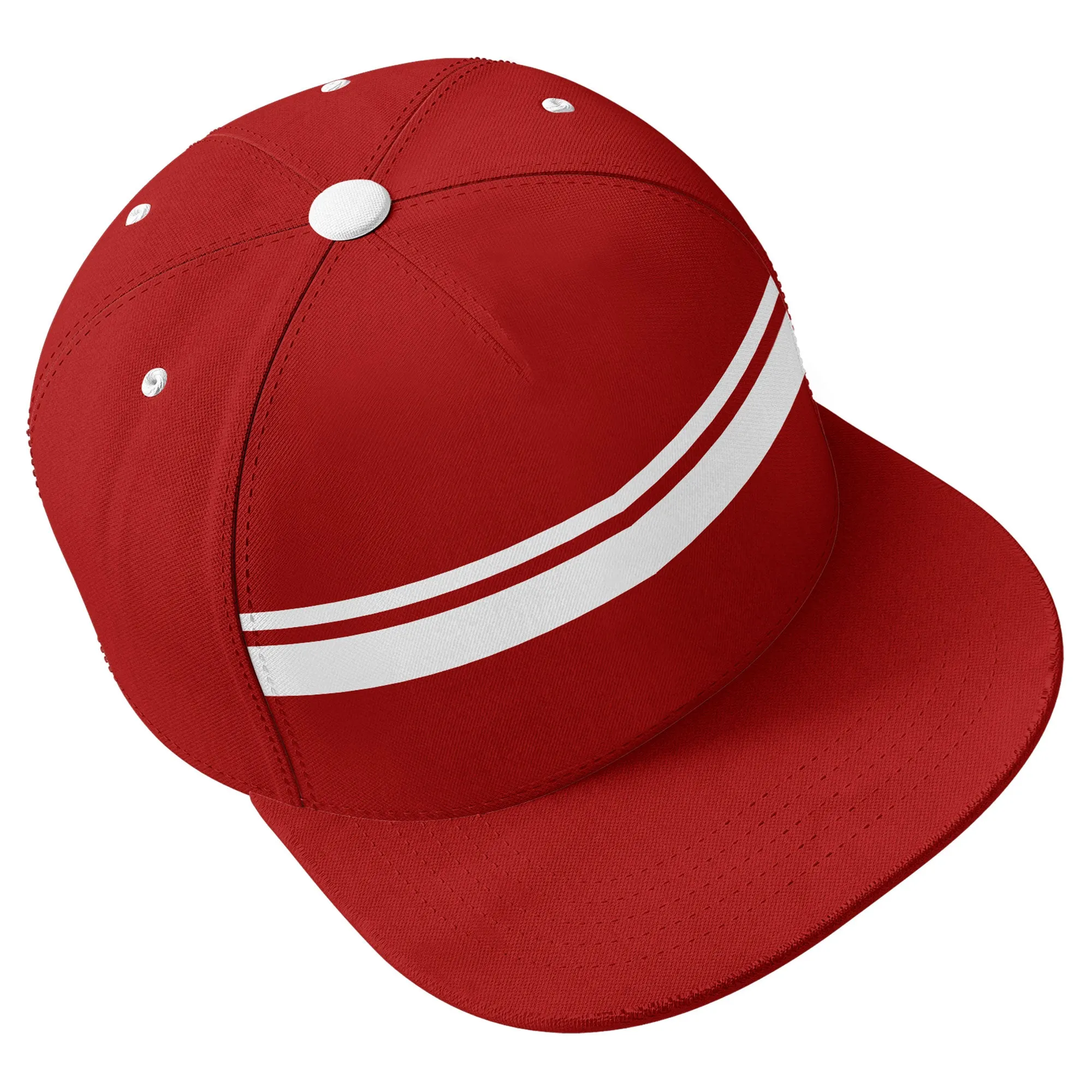 Custom Red San Francisco Hat Sport Design Cap Stitched Adjustable Personalized PR067B-D020262-25