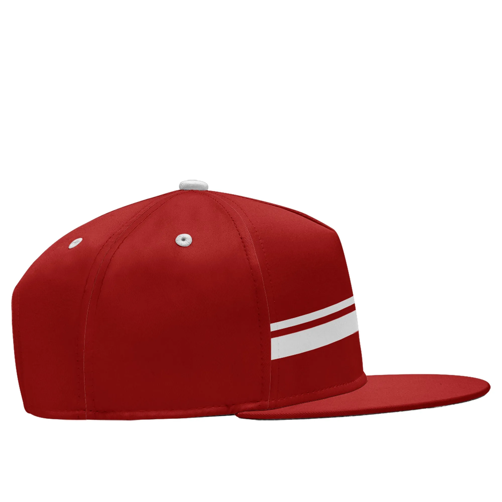 Custom Red San Francisco Hat Sport Design Cap Stitched Adjustable Personalized PR067B-D020262-25