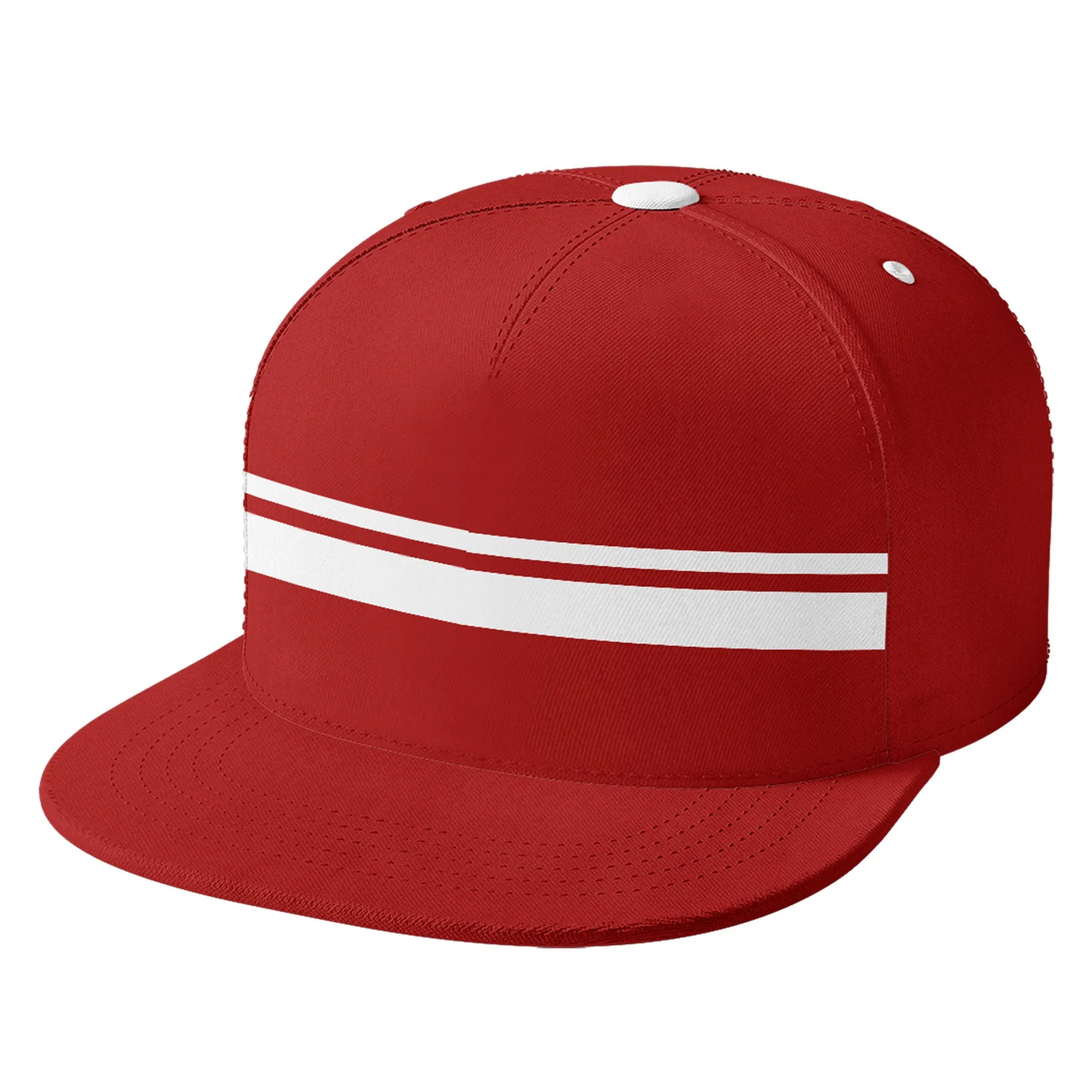 Custom Red San Francisco Hat Sport Design Cap Stitched Adjustable Personalized PR067B-D020262-25