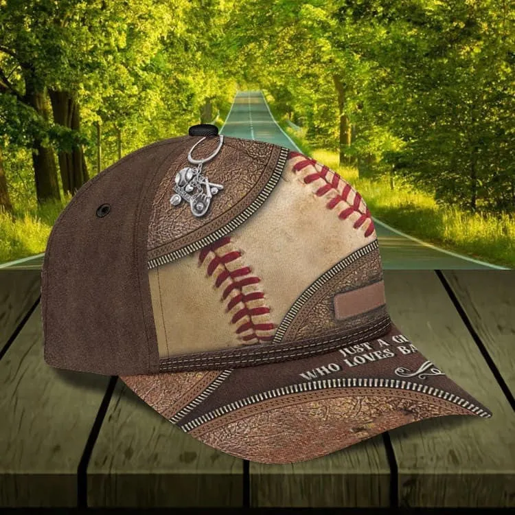 Customized Baseball Classic Cap for Friends, Glove and Baseball 3D Hat for Baseball Players