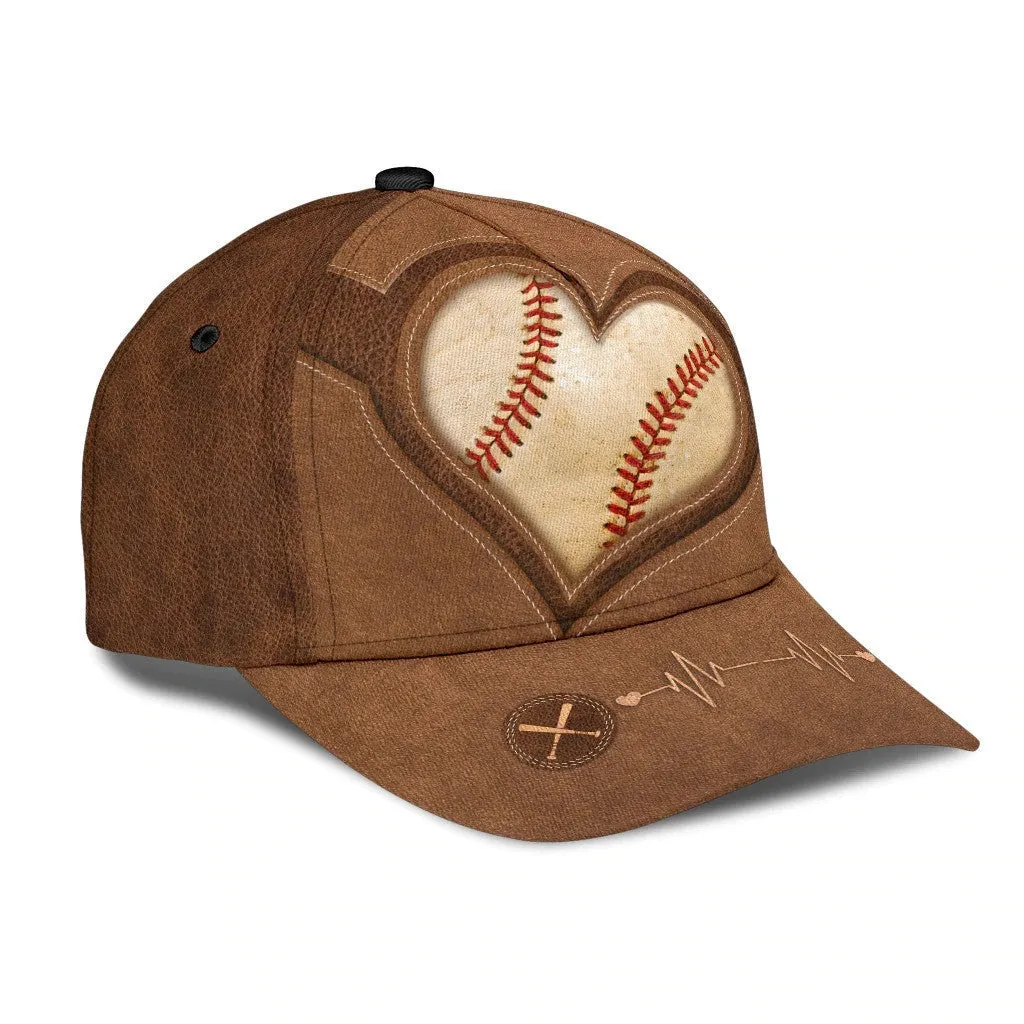 Customized Baseball Classic Cap for Friends, Glove and Baseball 3D Hat for Baseball Players