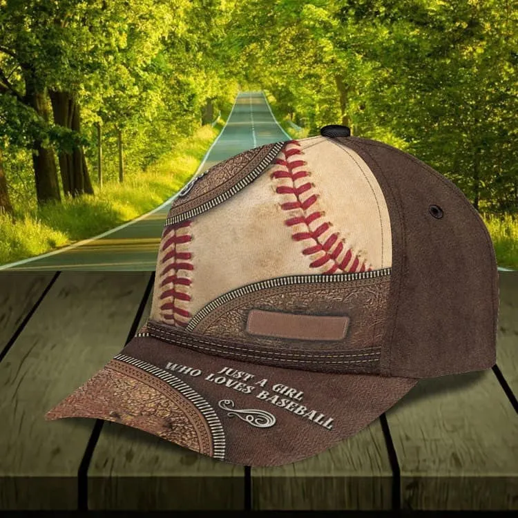 Customized Baseball Classic Cap for Friends, Glove and Baseball 3D Hat for Baseball Players