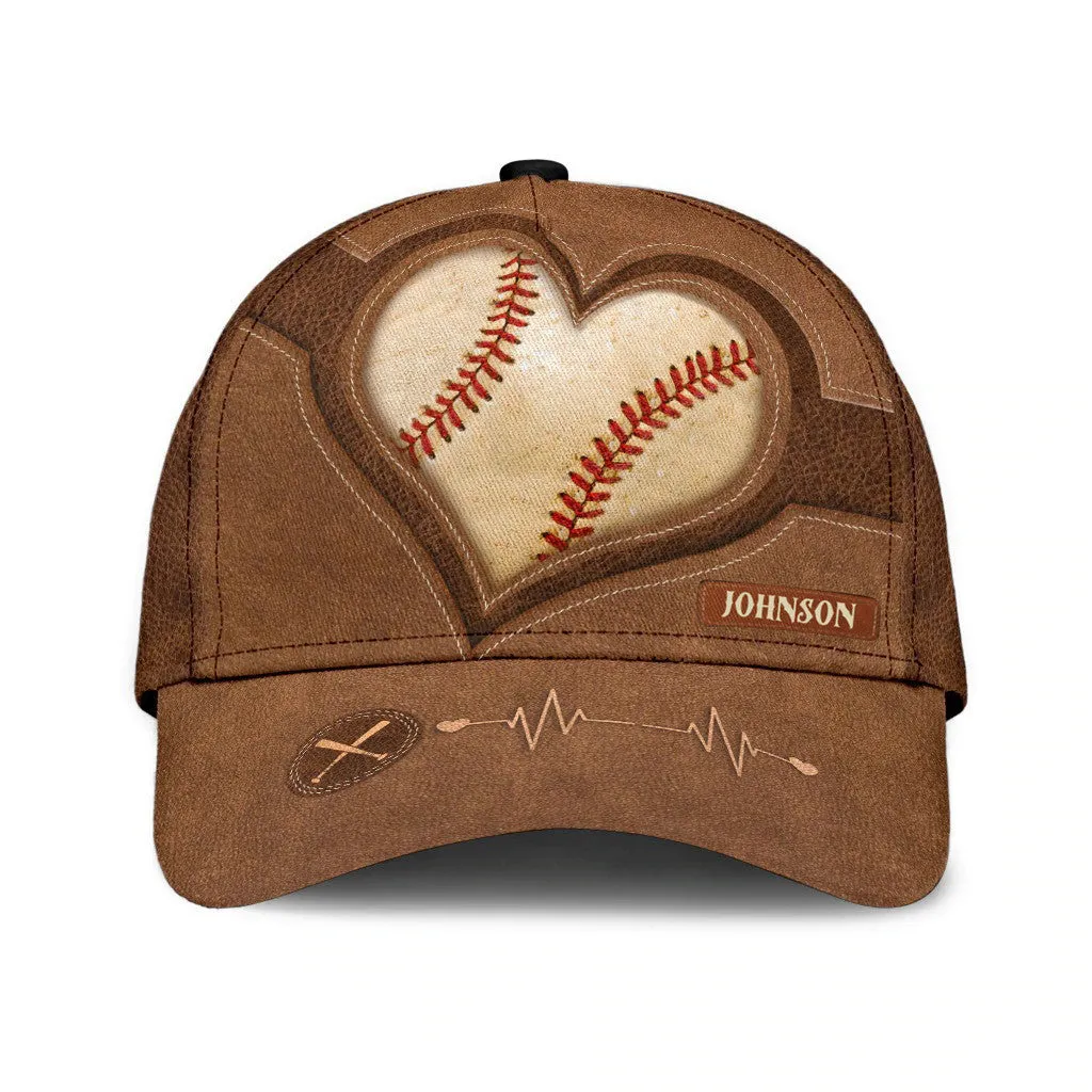 Customized Baseball Classic Cap for Friends, Glove and Baseball 3D Hat for Baseball Players