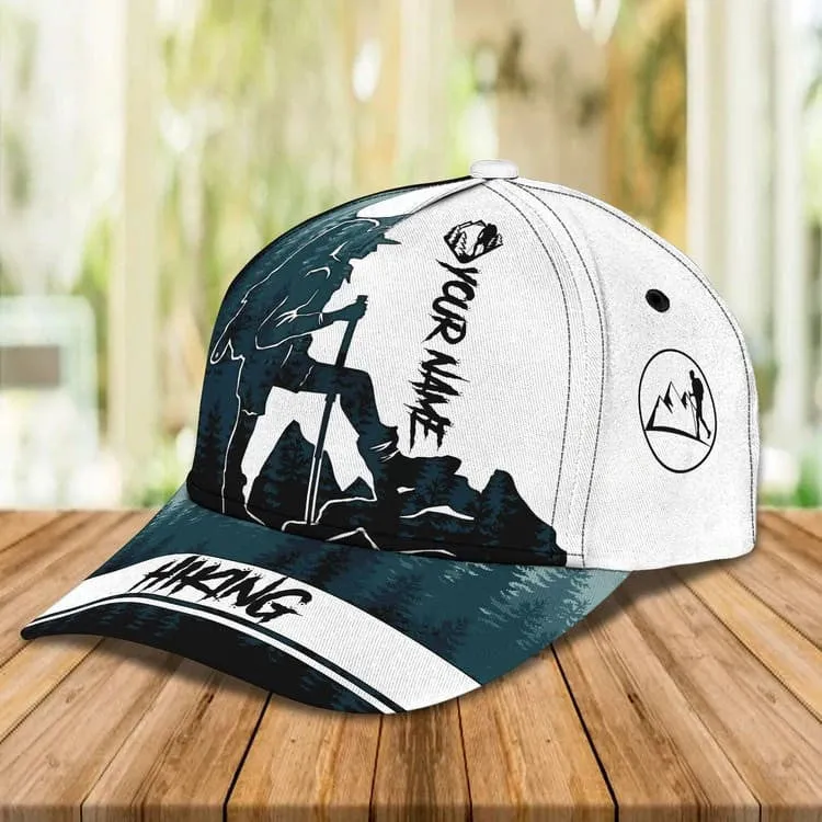 Customized Hiking Man 3D Classic Cap, Hiking Hat for Boyfriend - The Nature has music for Who listen Cap