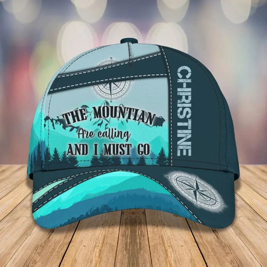 Customized Hiking Man 3D Classic Cap, Hiking Hat for Boyfriend - The Nature has music for Who listen Cap