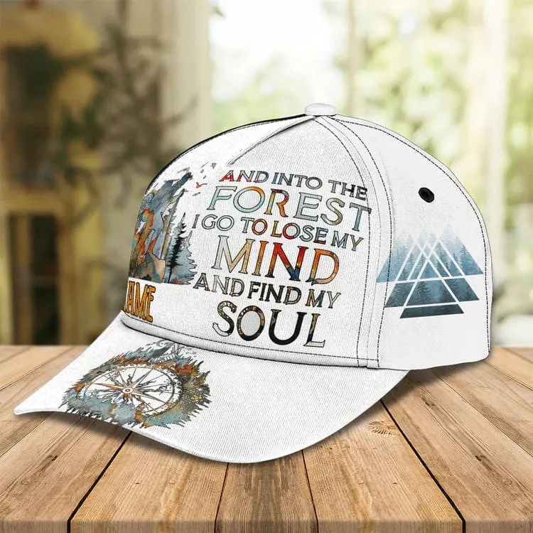 Customized Hiking Man 3D Classic Cap, Hiking Hat for Boyfriend - The Nature has music for Who listen Cap