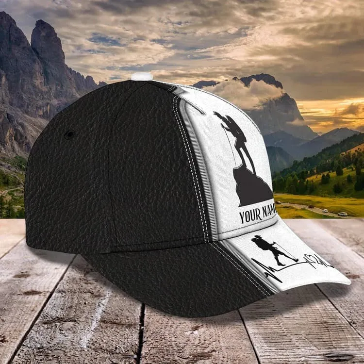 Customized Hiking Man 3D Classic Cap, Hiking Hat for Boyfriend - The Nature has music for Who listen Cap