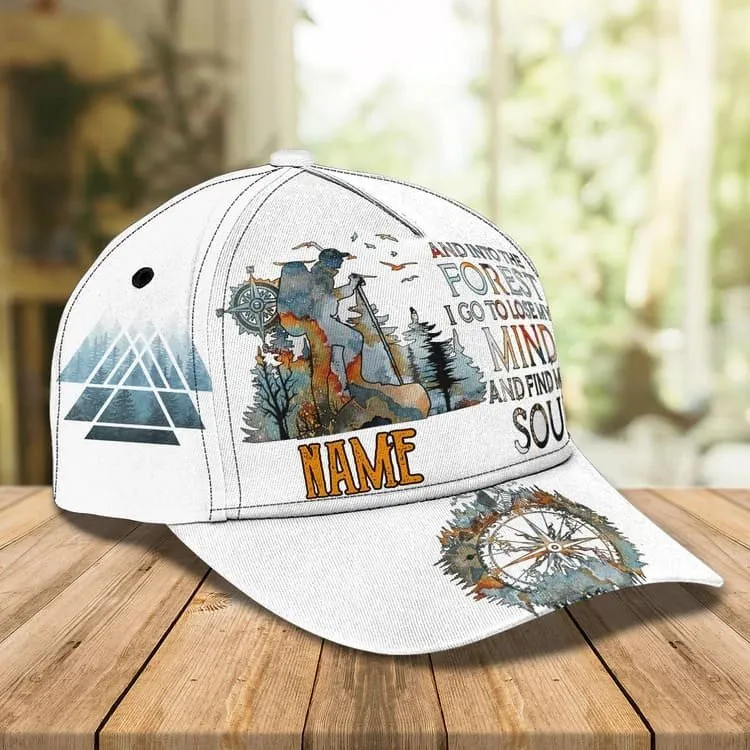 Customized Hiking Man 3D Classic Cap, Hiking Hat for Boyfriend - The Nature has music for Who listen Cap