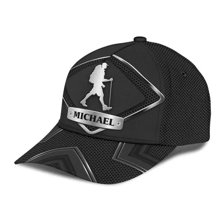 Customized Hiking Man 3D Classic Cap, Hiking Hat for Boyfriend - The Nature has music for Who listen Cap