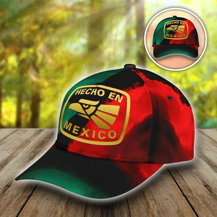 Customized Mexican Hat, Hecho En Mexico 3D Baseball Cap for Man and Women