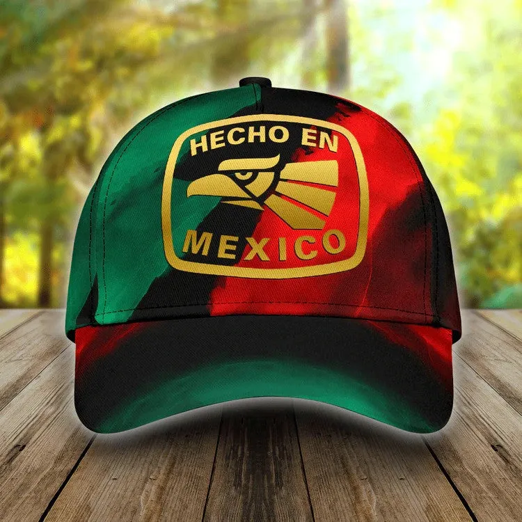 Customized Mexican Hat, Hecho En Mexico 3D Baseball Cap for Man and Women