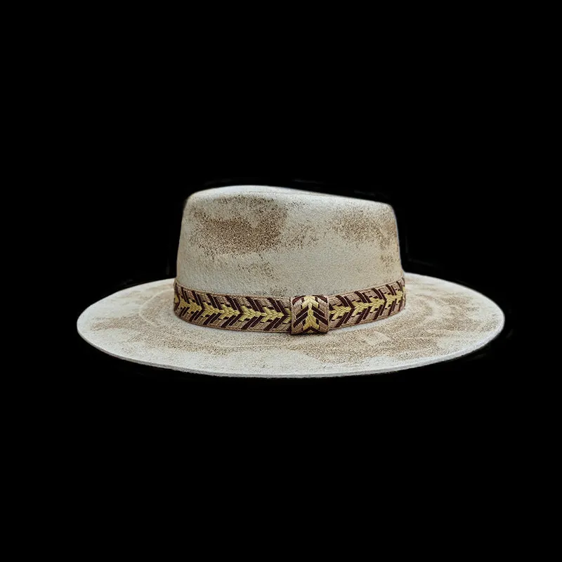 Distressed Midnight Maverick Fedora