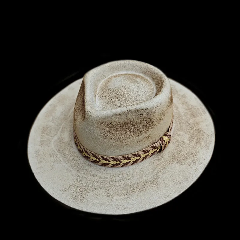 Distressed Midnight Maverick Fedora