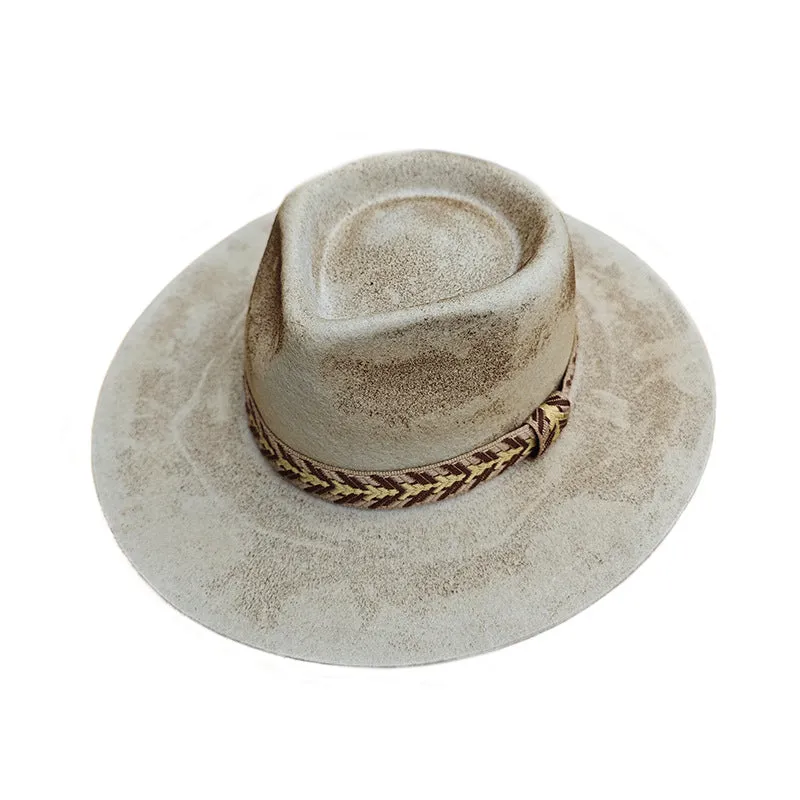 Distressed Midnight Maverick Fedora