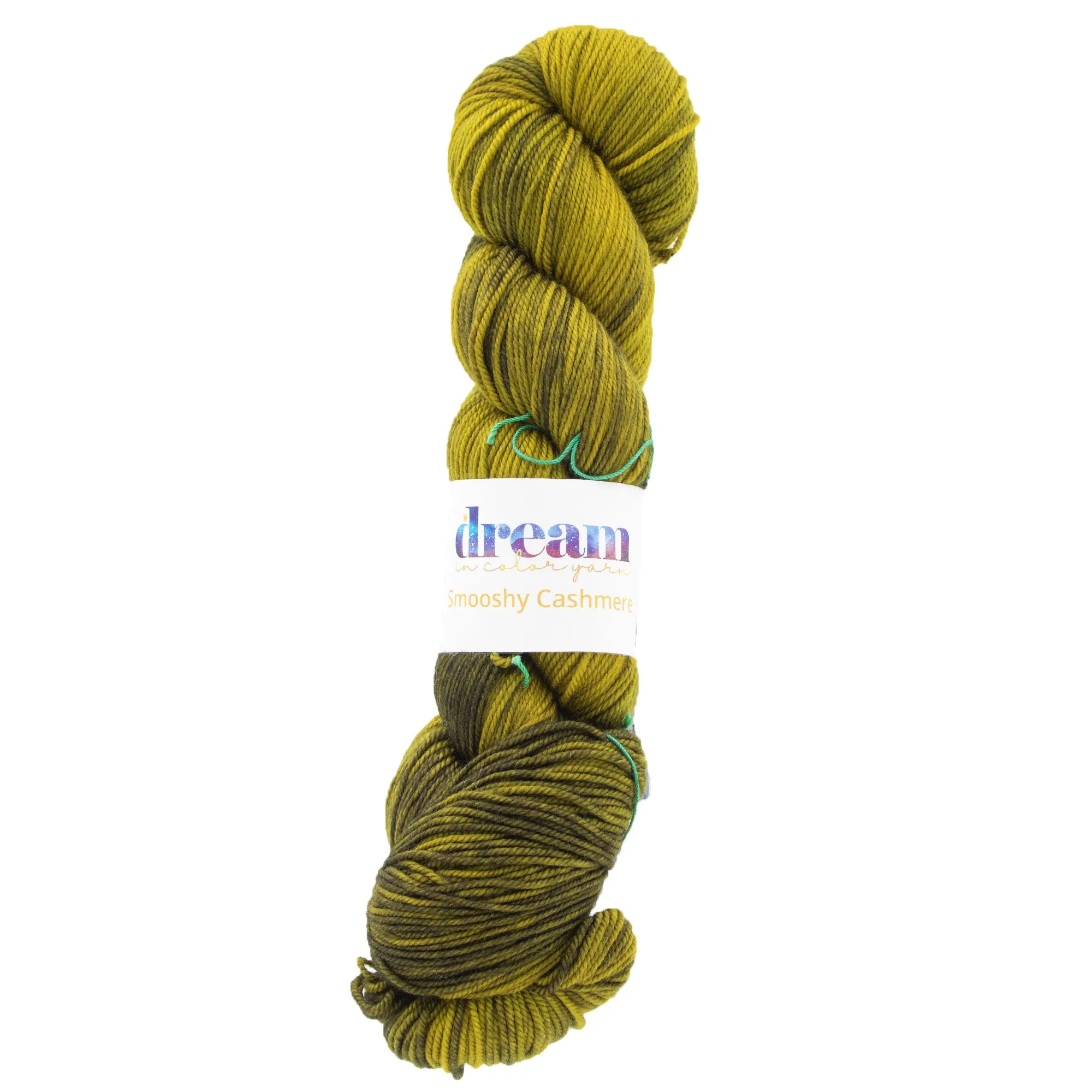 Dream in Color Smooshy Cashmere Yarn - Scorched Lime