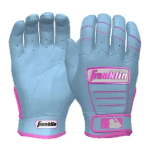 Franklin CFX Pro Custom Batting Gloves Baby Blue/Pink