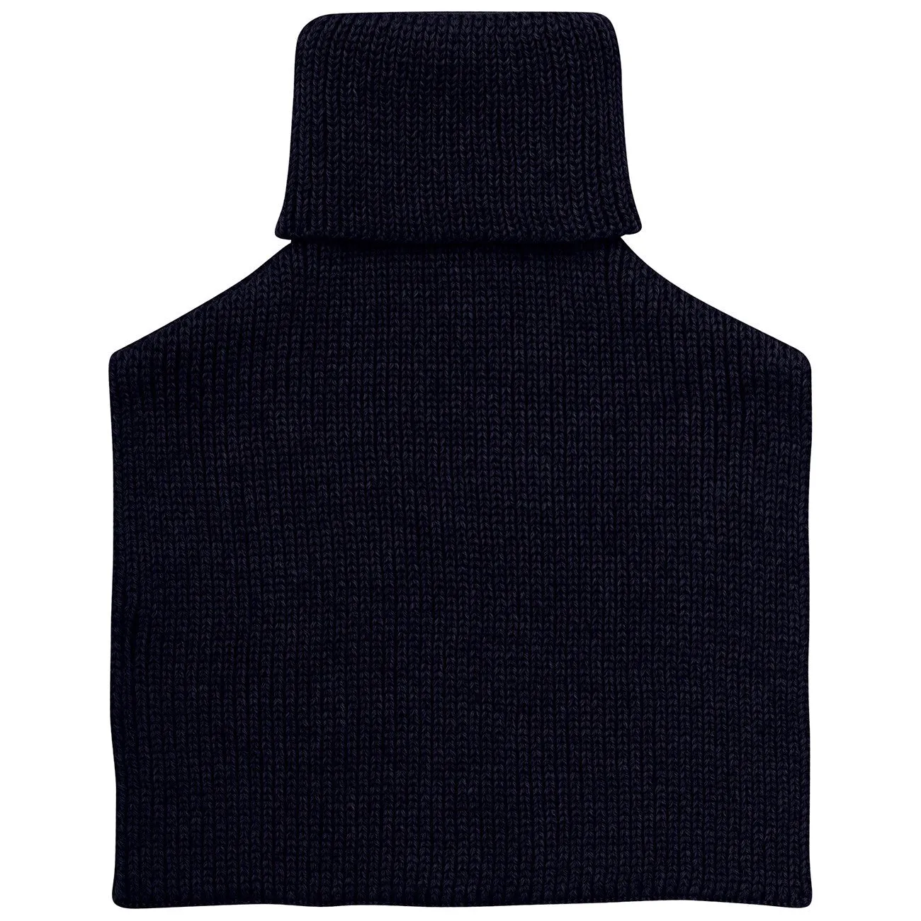 Huttelihut Dark Navy Neck Warmer Wool Knit