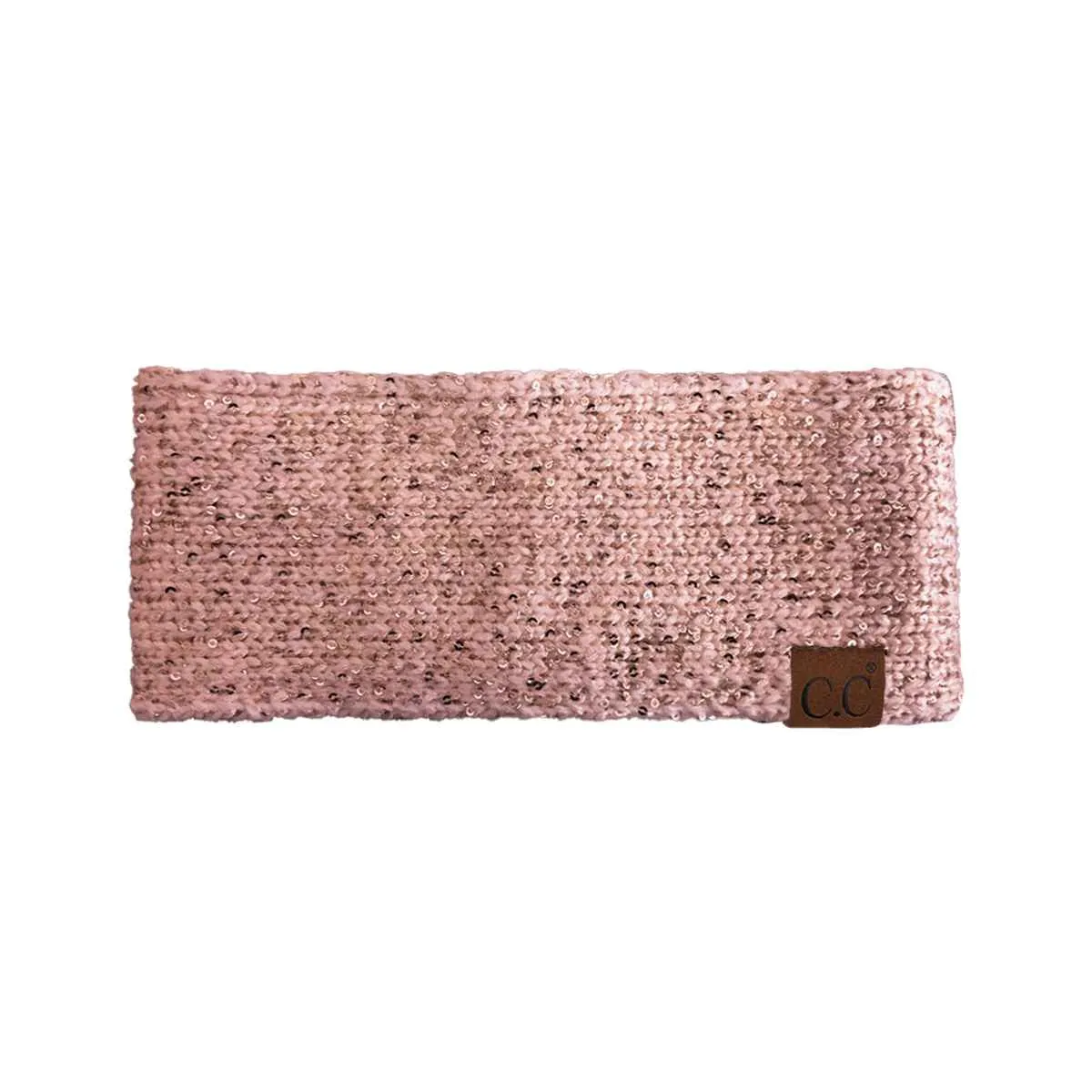 HWE0034 Michelle Fuzzy Lined Sequin Head Wrap