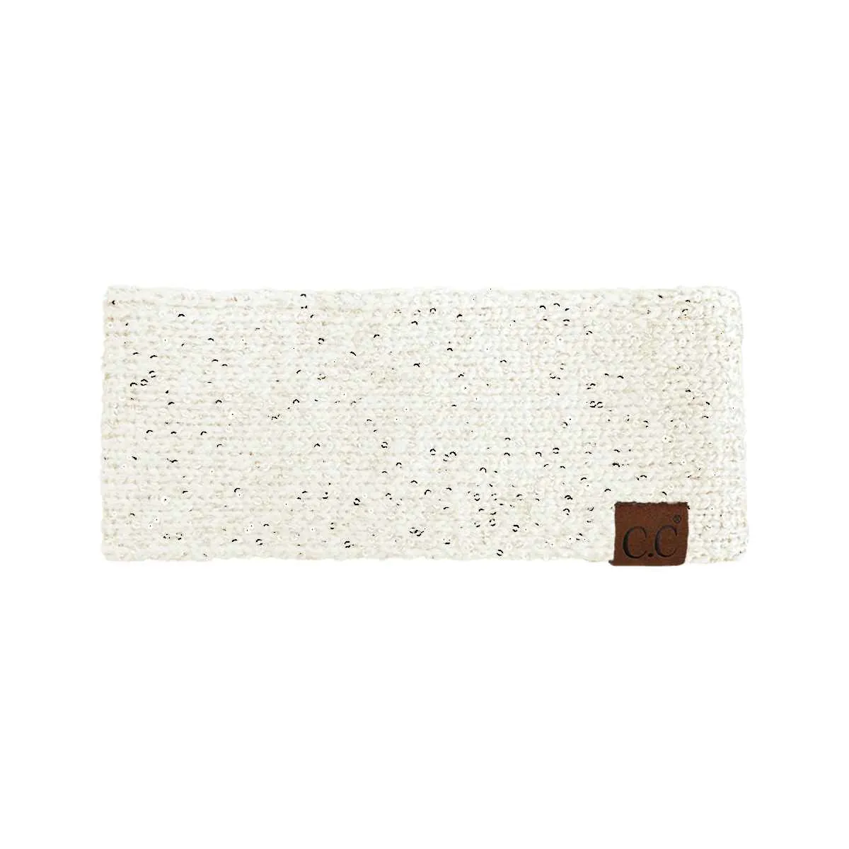 HWE0034 Michelle Fuzzy Lined Sequin Head Wrap