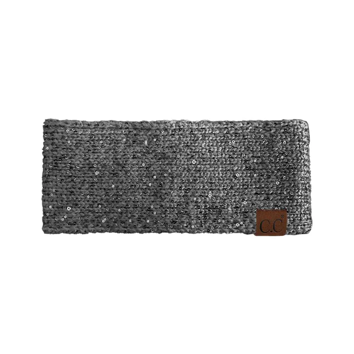 HWE0034 Michelle Fuzzy Lined Sequin Head Wrap