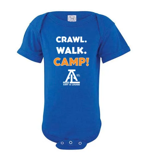 Infant Jersey Bodysuit - Crawl Walk Camp