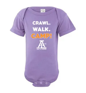 Infant Jersey Bodysuit - Crawl Walk Camp