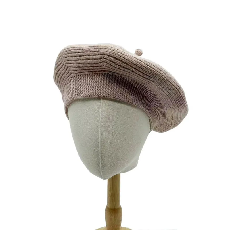 Jazzy Outdoor Travel Winter Fashion Knitted Beret Hats